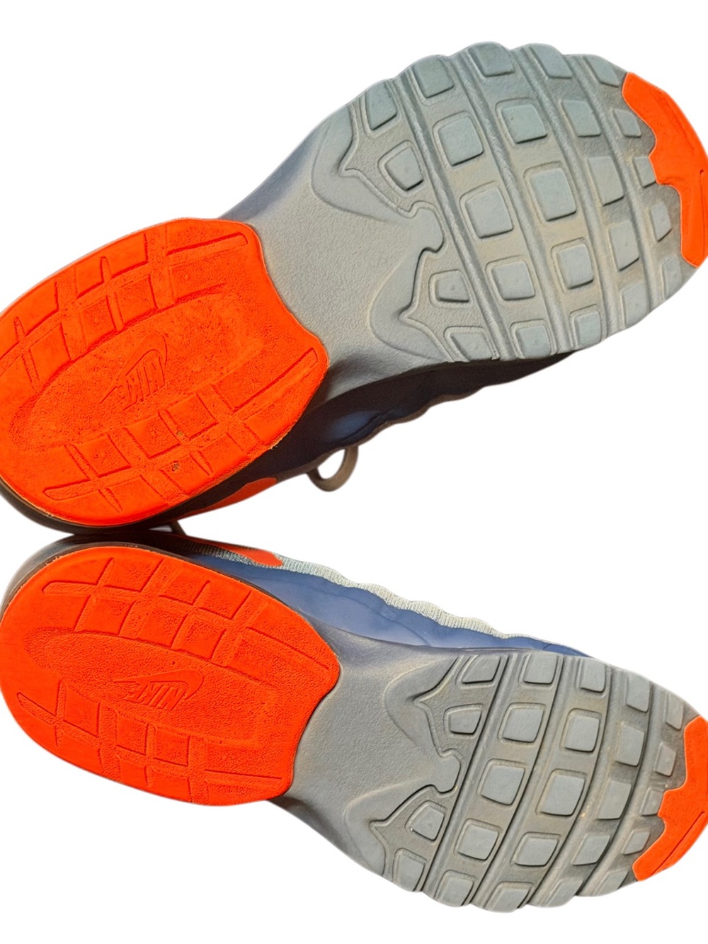 Nike Lightweight Mesh Running Sneakers in Sky Blue with Orange and Navy  Accents - Picture 5 of 9